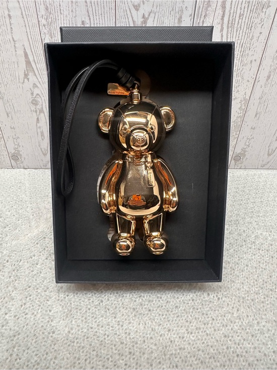 Coach Other - Coach Gold Bear Decorative Accent with Leather Strap